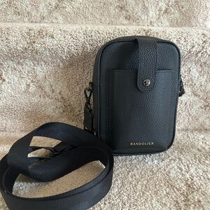 Bandolier Black Crossbody Bag